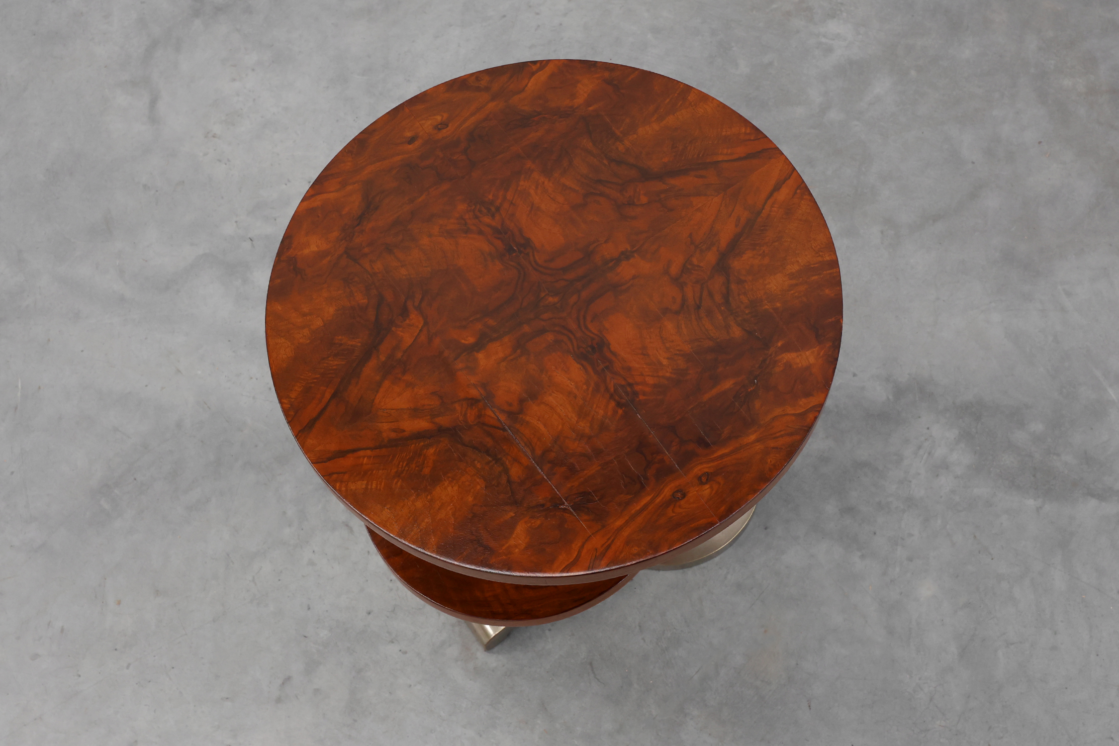 Art Deco Two-tiered modernist Side Table, France ca. 1925thumbnail